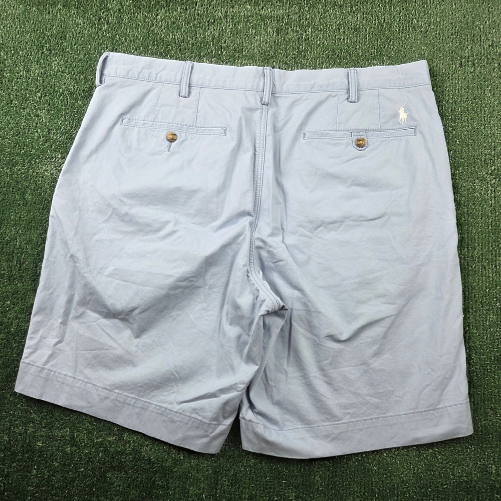 Polo Ralph Lauren Mens Classic Fit 9" Chino Shorts Light Blue Size 38